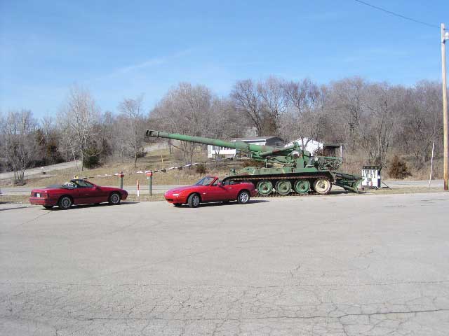 It was a great day for ragtops and, uh... howitzers?